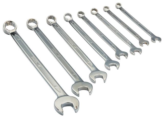 Combination wrench 11M set 8-19mm 8pcs long