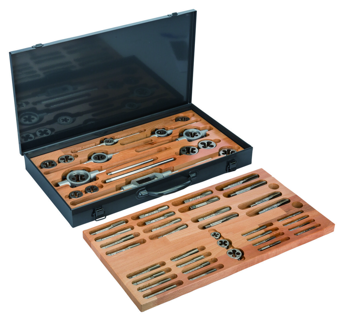 Thread cutting tool set
