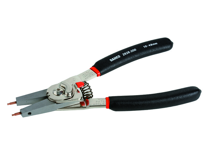 Resettable pliers for internal and external circlips 160mm 7-26/3-26mm