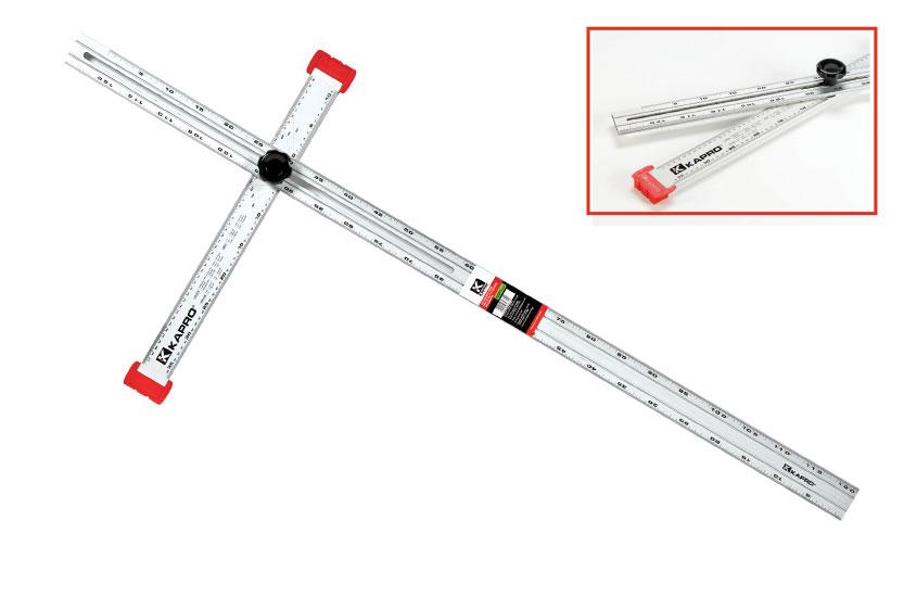 Lineāls T formas, regulējams 120 cm