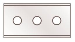 INDUSTRIAL BLADE NO. 37040, 400 blades