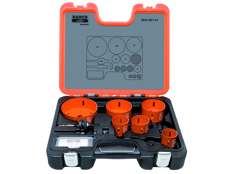 Holesaw set Sandflex bimetal 7pcs