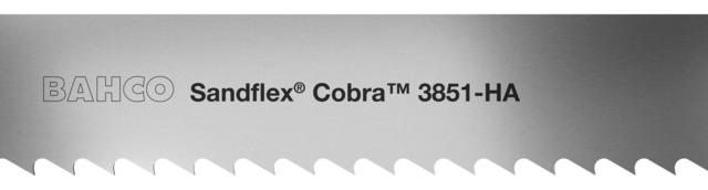 Sandflex® Cobra™ Bahco zāģlente3851-13-0.9-HA-4-5450mm