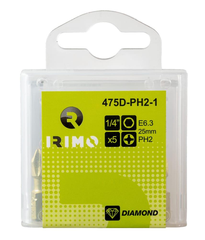 Torsion Diamond uzgalis Irimo PH2 x 25mm 1/4 