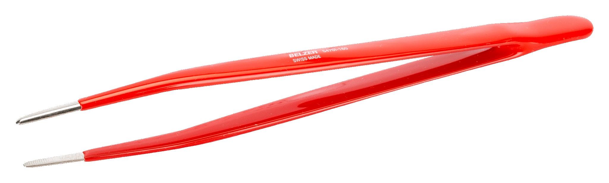 Jeweller`s tweezers with rounded tips 140mm, special hardened steel