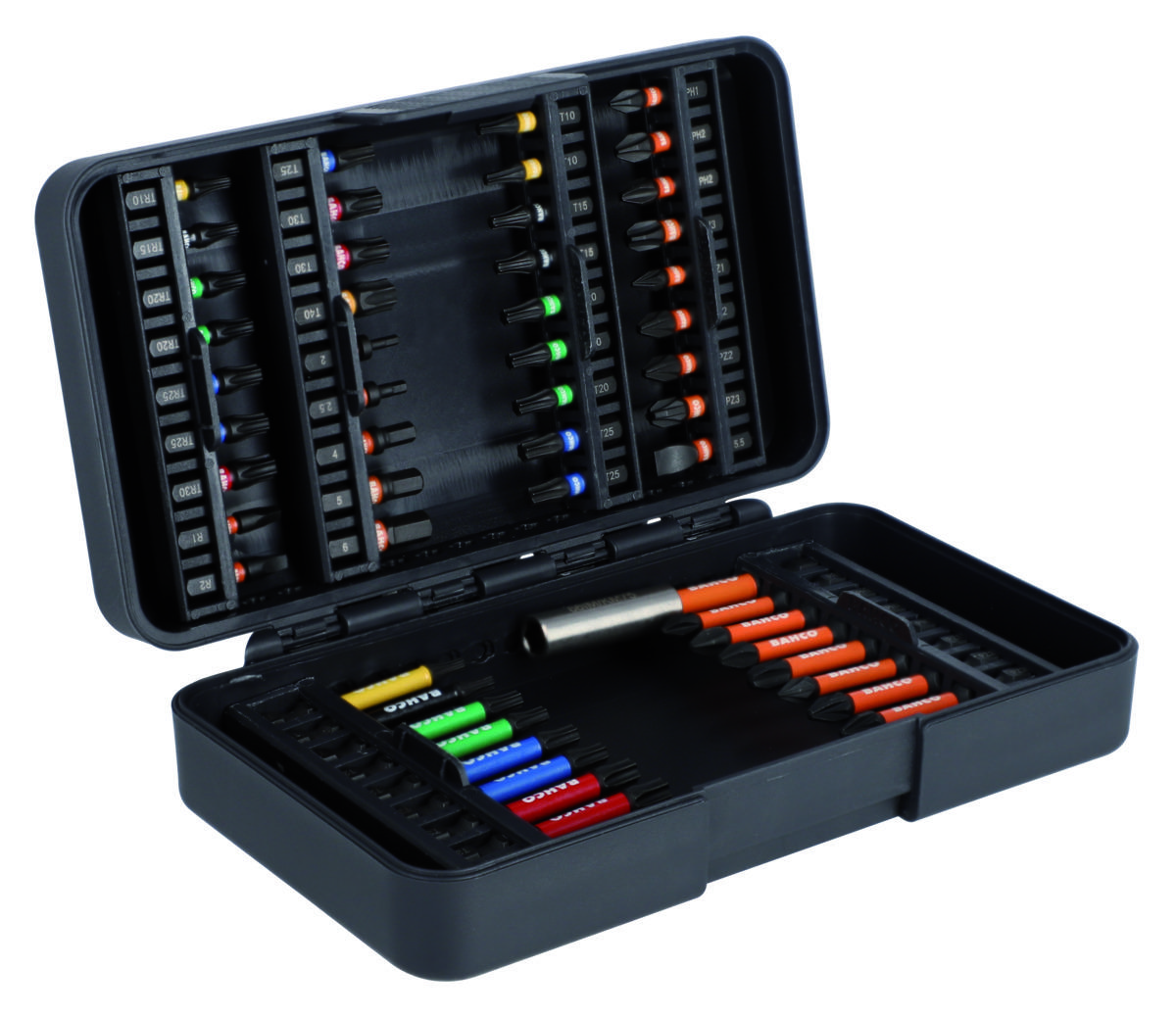 Trieciena uzgaļu komplekts Phillips/Pozidriv/TORX 54 gab