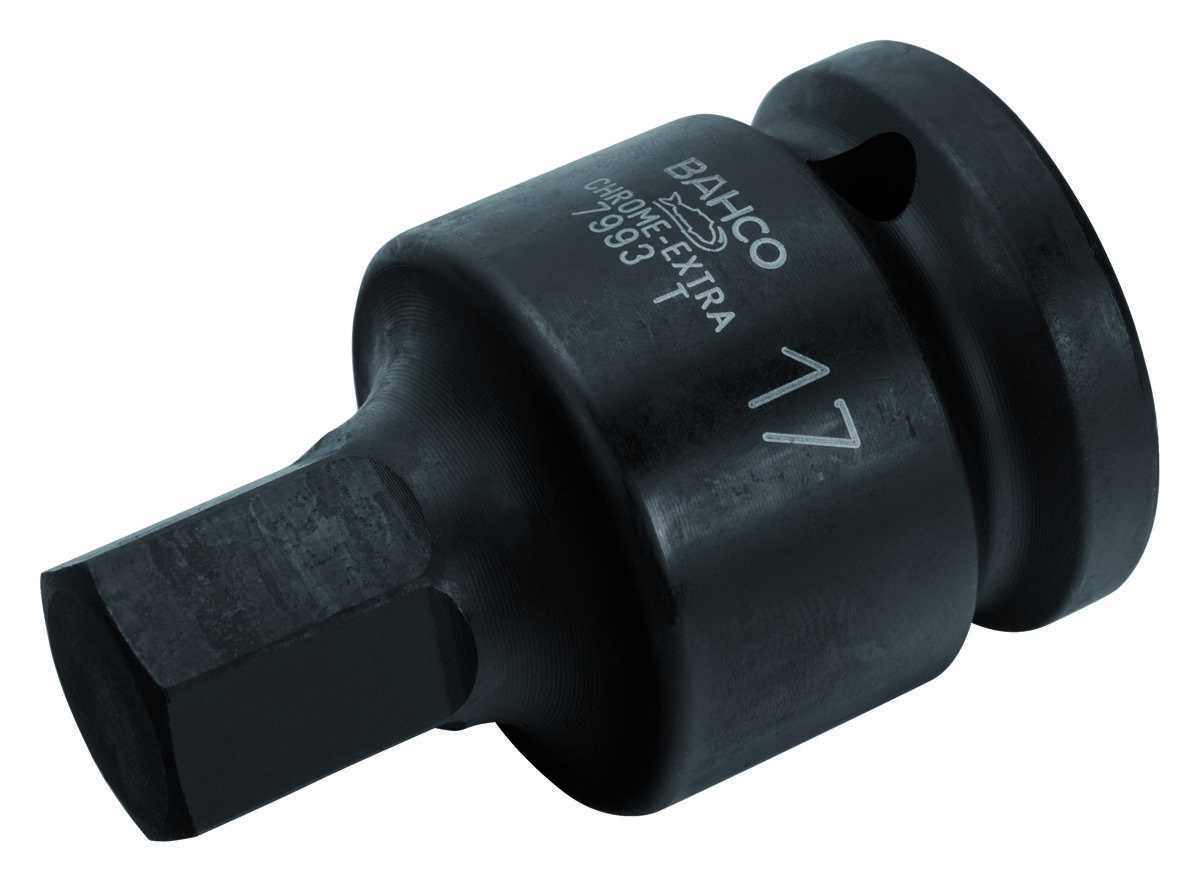 Hexagonal tip socket driver 7993T 14mm 3/4