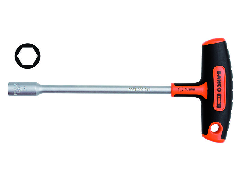 T-handle nut driver 5mm 902T 150mm