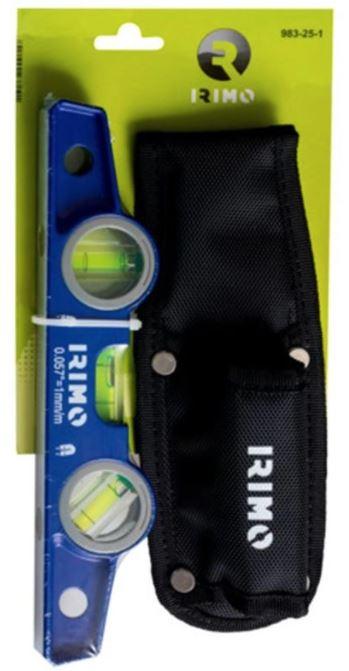 Aluminium Torpedo level 250mm with magnet and holster