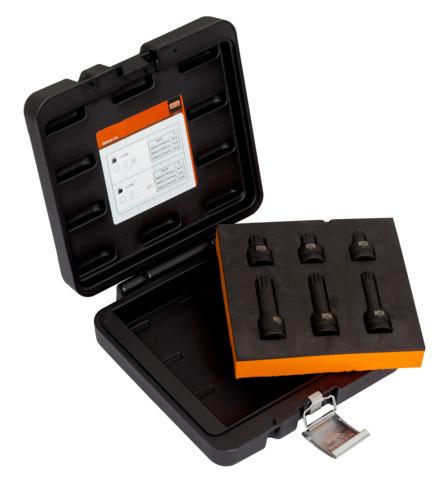 Triecienmuciņu komplekts BBR201P6, XZN M14-M18 40mm un 78mm 1/2
