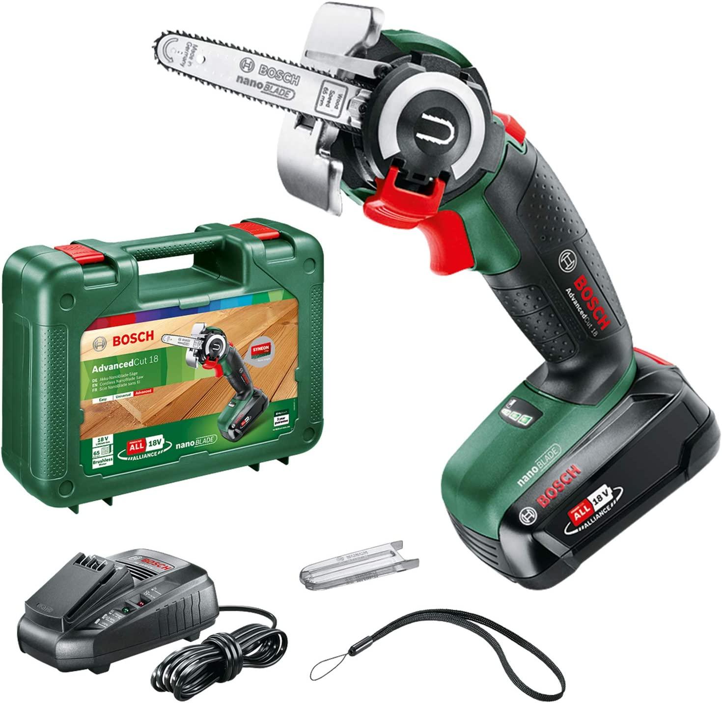 Akumulatora NanoBlade (nanoasmens) zāģis Bosch Advanced Cut 18 (18V / 1x2.5Ah)