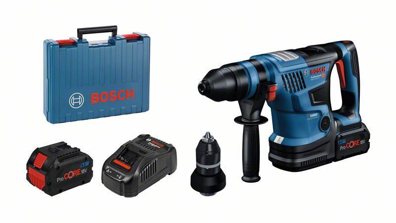 Akumulatora perforators Bosch GBH 18V-34 CF, SDS+, 2x8.0Ah ProCORE 18V, CoMo, 1880 CV, 5.8 J, BITURBO