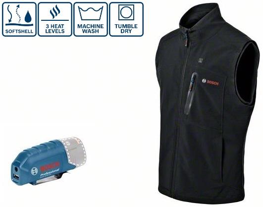 Apsildāma veste Bosch GHV 12V+18V, SOLO + GAA 12V-21, izmērs M