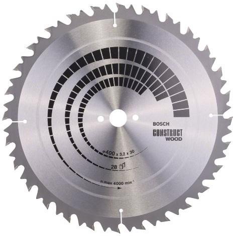 Bosch zāģa disks 400x30x3.2/2.2mm, 28WZ, Construct wood