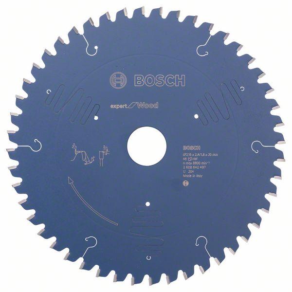 Bosch zāģa disks 216x30x2.4/1.8mm, 48WZ, Expert for Wood