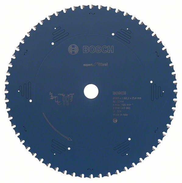 Bosch zāģa disks 305x25,4x2.6/2.2mm, z60, Expert Steel