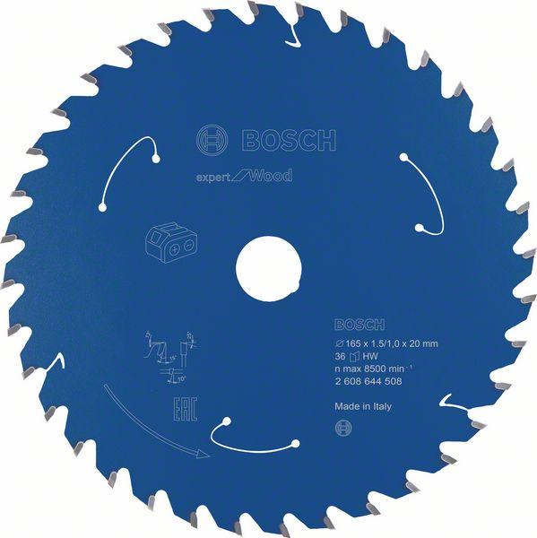 Bosch zāģa disks 165x20x1.5/1.0mm, 48T, Expert for Wood