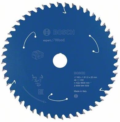 Bosch zāģa disks 165x20x1.5/1.0mm, 48T, Expert for Wood