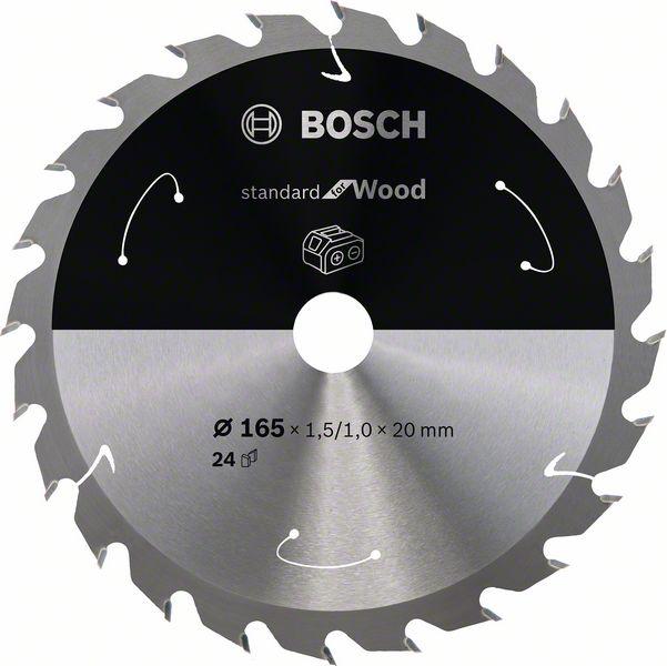 Bosch zāģa disks 165x20x1.5/1.0mm, 24T, Standard