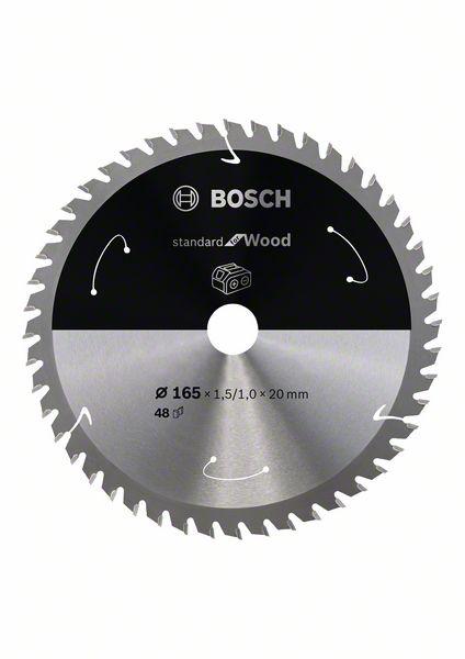 Bosch zāģa disks 165x20x1.5/1.0mm, 48T, Standard