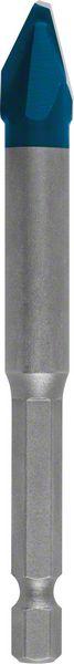 Hard ceramics and glass drill bit 10mm, HEX-9 HardCeramic, 1/4
