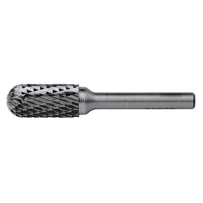 TC rotary burr 6x16mm, cylindrical round nose, fine teeth