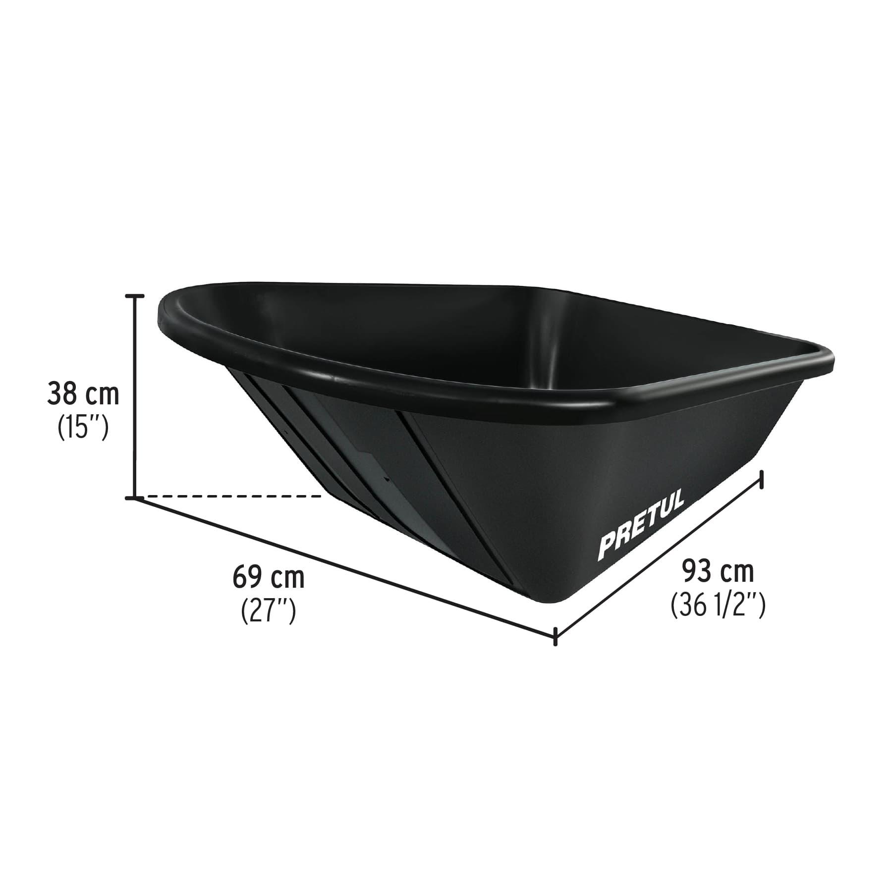 Rezerves plastmasas tilpne ķerrai TP-5N Pretul®