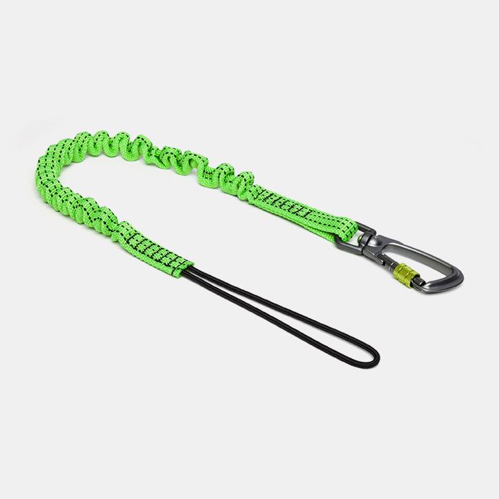 Bungee tool lanyard NLG, with carabine and loop, max load 5kg