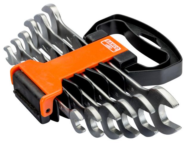 Double open end wrenches S10 set 8-19mm 6pcs