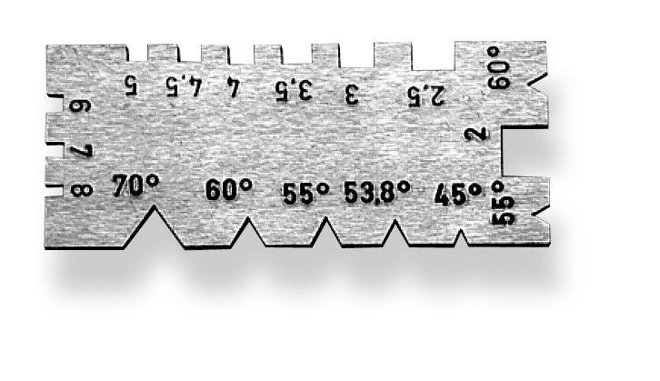 Gombined grinding and thread gauges type 445