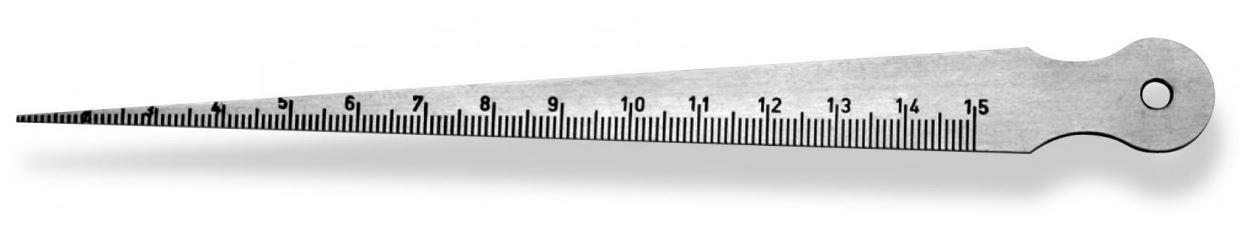Bore gauge in wedge design 1-15mm