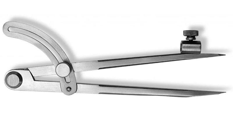 Bow divider with pencil-holder 600mm type 482