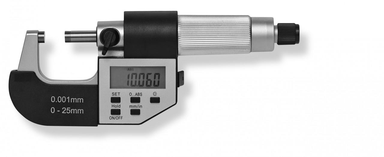 Digital-micrometer 0-25mm / 0.001mm DIN 863
