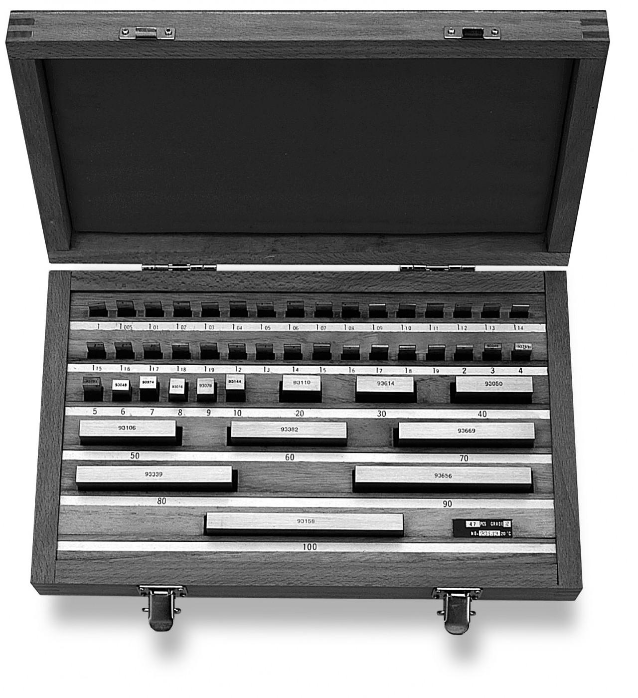 Gauge Block Set 0.005-50mm / DIN EN ISO 3650
