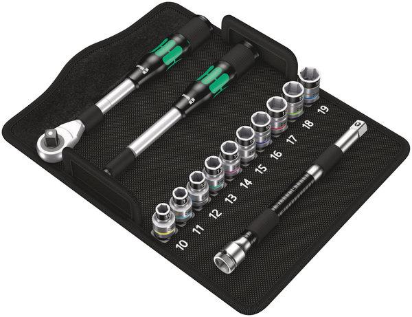 Wera Zyklop Hybrid 8006 SC 1 socket set 13pcs, 10-19mm, 1/2