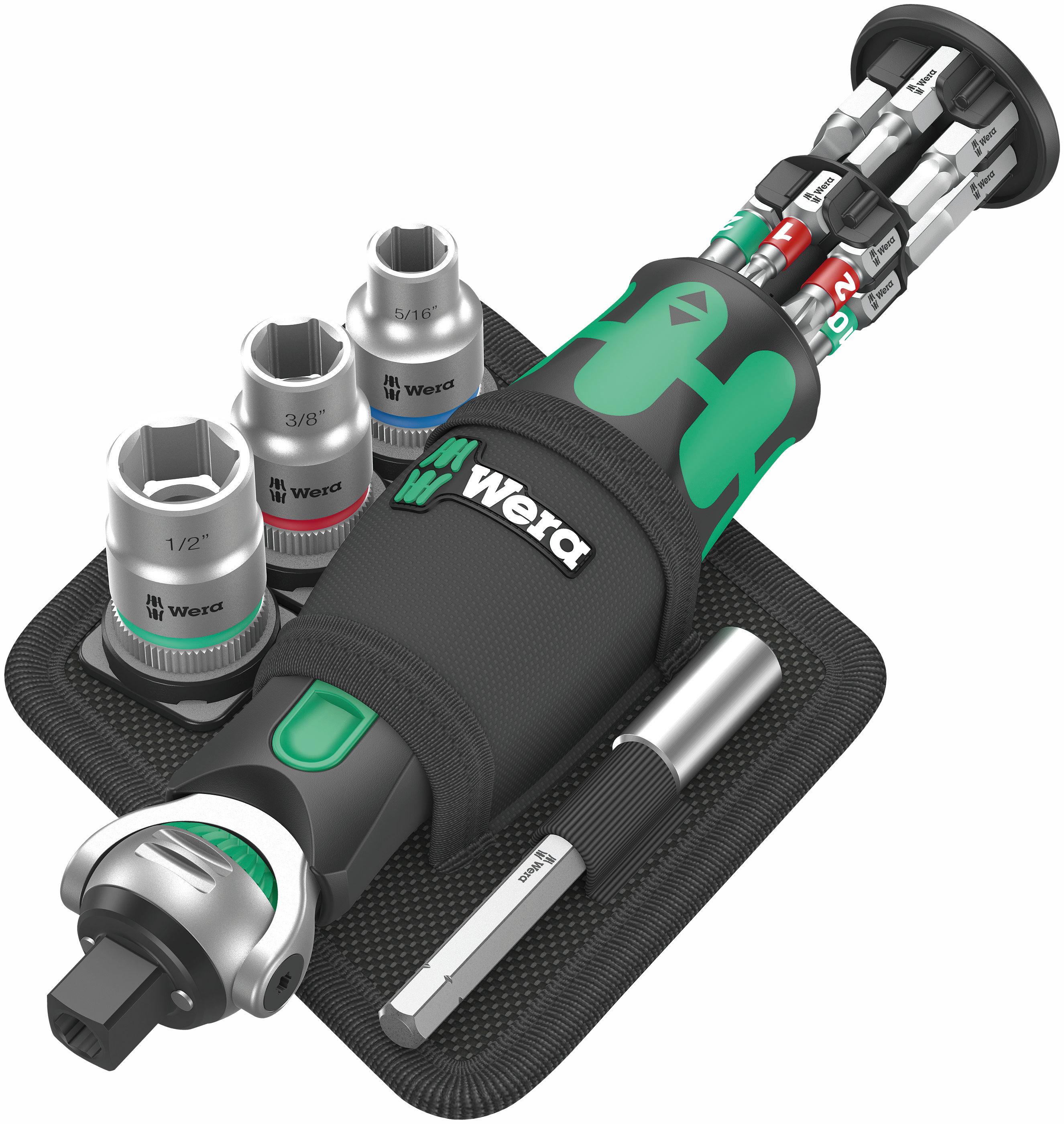 Wera 8009 Zyklop Pocket set, 18pcs, imperial