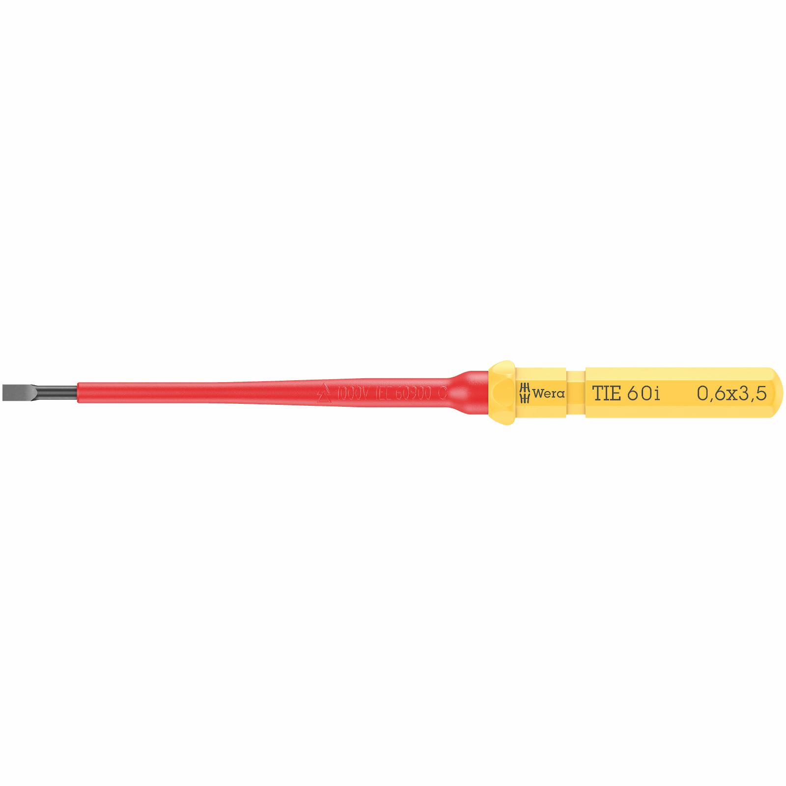 Inter-changeable blade (slotted) for KK VDE Kraftform Kompakt 60i 0,6 x 3,5 x 154 mm