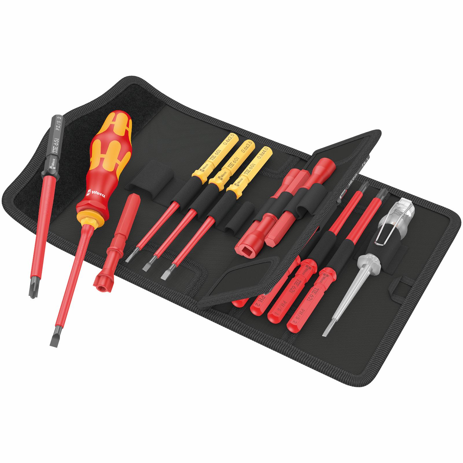 Wera Kraftform Kompakt VDE 18 Universal 1 interchangeable set + tester