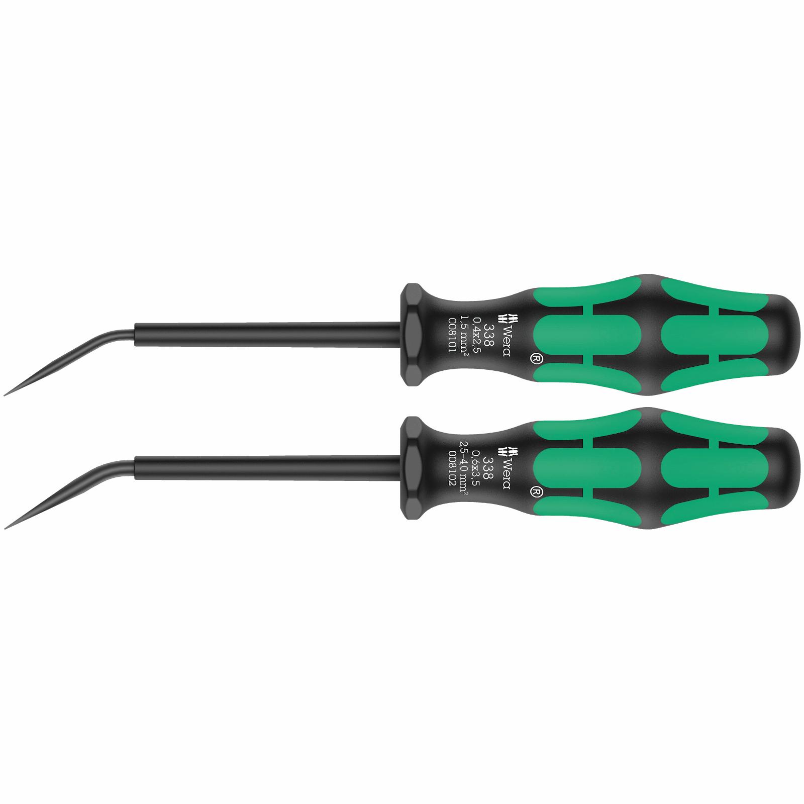 Set of actuation tools for terminal blocks