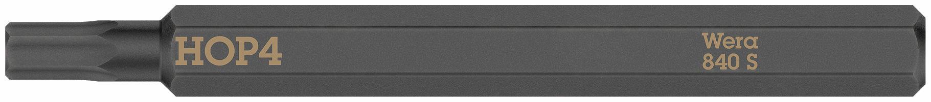 Wera 840 S bit for impact screwdriver Hex-Plus 4,0 x 70 mm