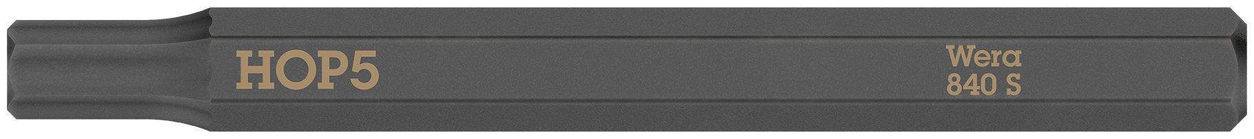 Wera 840 S bit for impact screwdriver Hex-Plus 5,0 x 70 mm