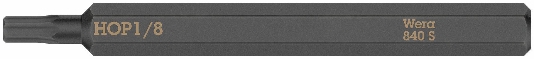 Wera 840 S bit for impact screwdriver Hex-Plus 1/8