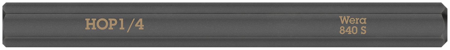 Wera 840 S bit for impact screwdriver Hex-Plus 1/4