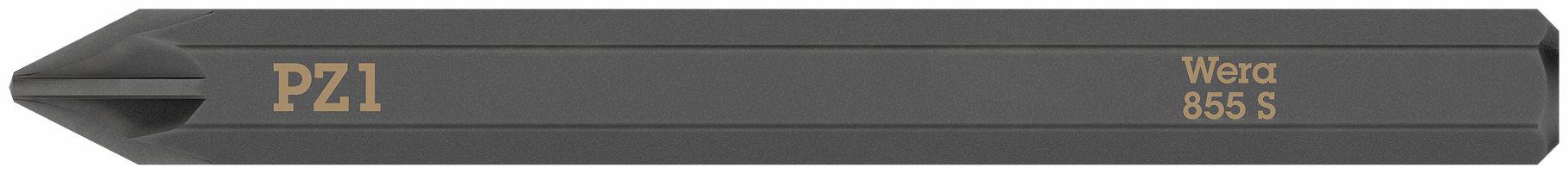 Wera 855 S bit for impact screwdriver PZ 1 x 70 mm