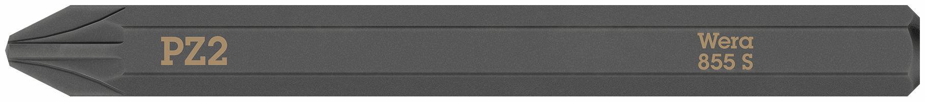 Wera 855 S bit for impact screwdriver PZ 2 x 70 mm