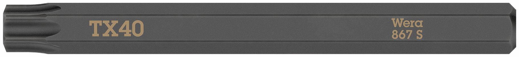 Wera 867 S bit for impact screwdriver TORX 40 x 70 mm