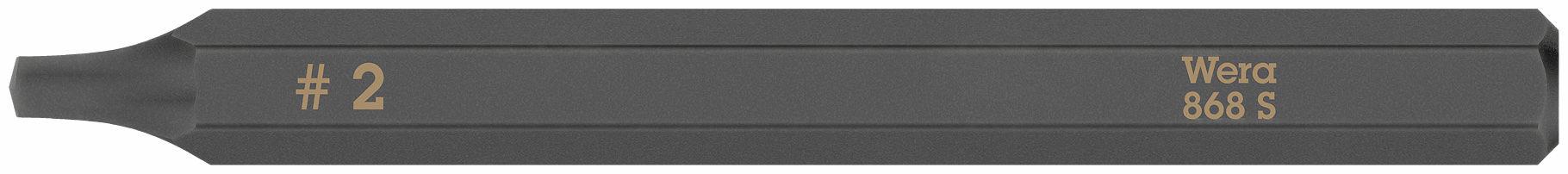 Wera 868 S bit for impact screwdriver # 2 x 70 mm