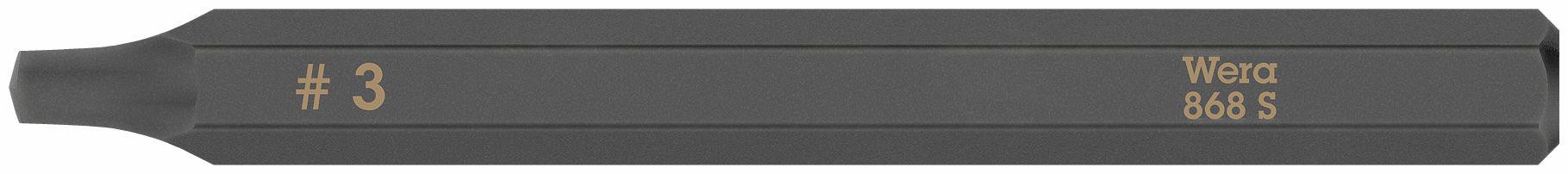 Wera 868 S bit for impact screwdriver # 3 x 70 mm