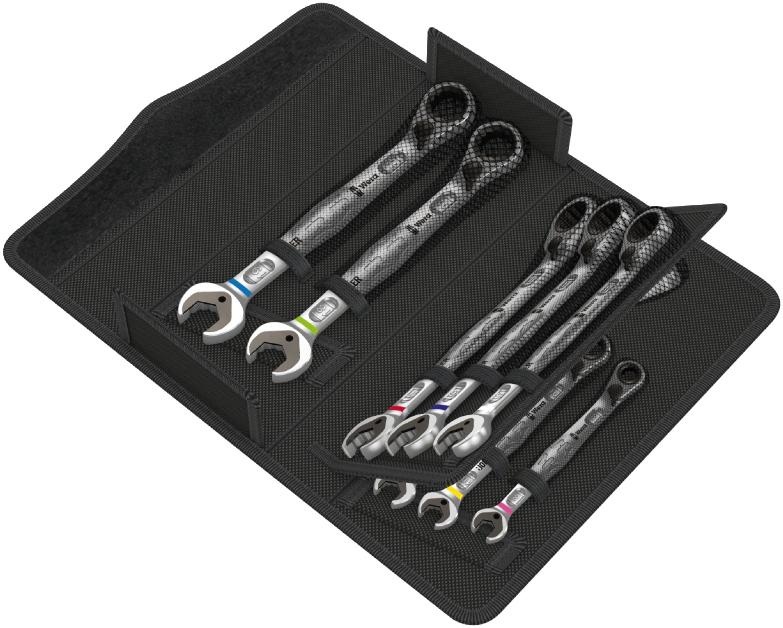 Wera Joker 6001 combination ratcheting wrench set 11pcs 8-19mm
