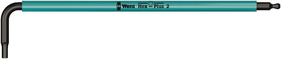 Long arm hex key 950 SPKL Hex-Plus SW 2,0 green